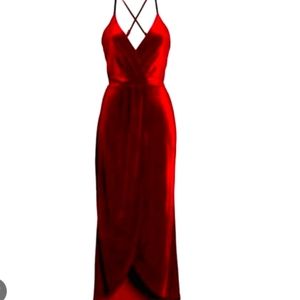 FRAICHE RED VELVET GOWN😍😍